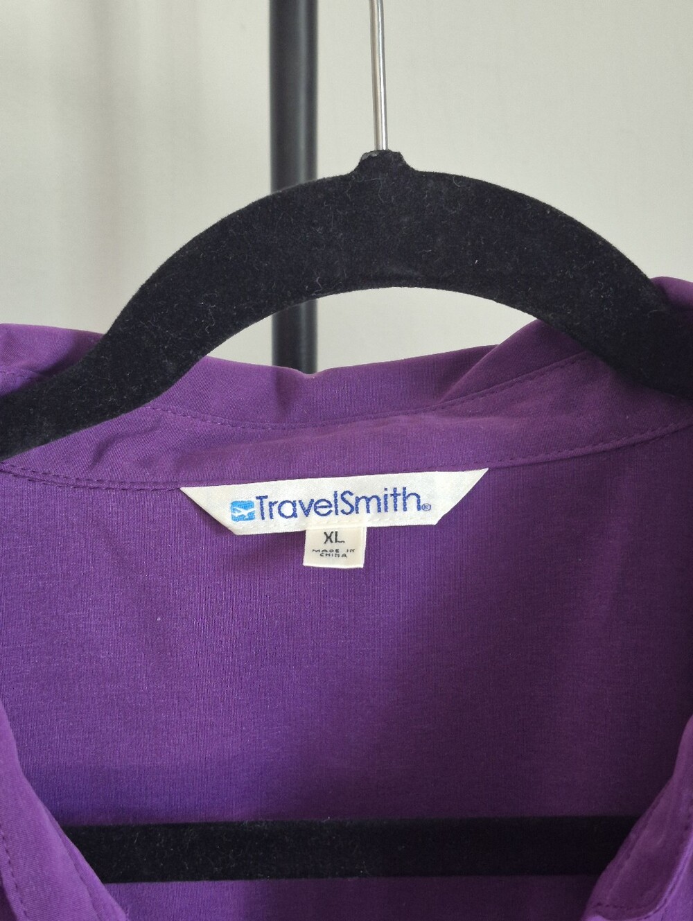 TravelSmith Vibrant Purple Travel Top - Picture 6 of 7